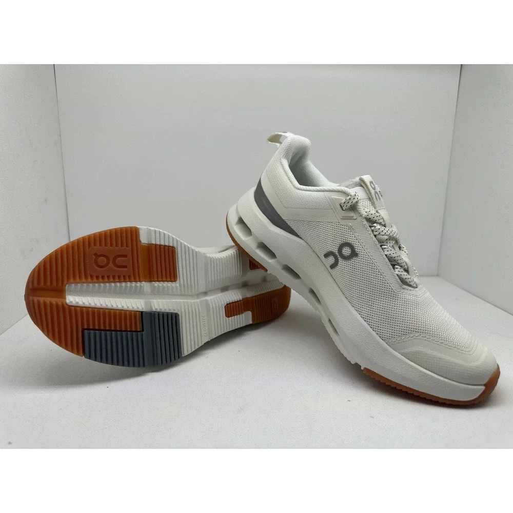 On Cloudnova Youth Ivory Apollo Grey Kids Running Shoes 3YF30034332 Size 3.5Y